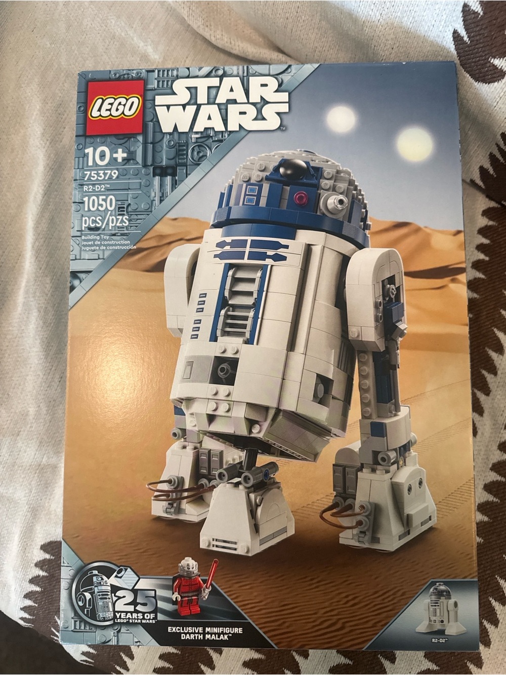 Lego Star Wars R2-D2 Buildable Model - White, Blue & Gray